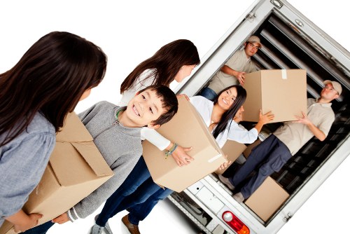 Unpacking boxes into a new home in Shooters Hill after a move