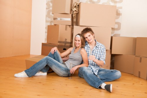 Removal team helping with a home move in Shooters Hill
