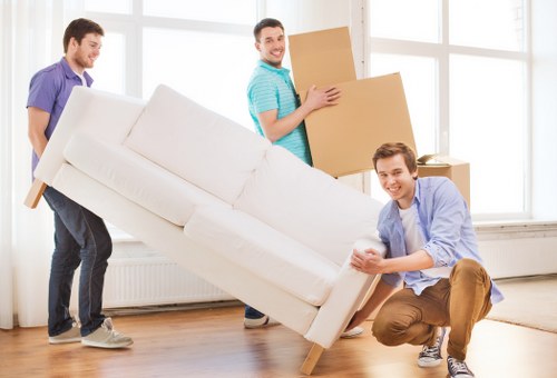 Incident response and safety check during a moving job