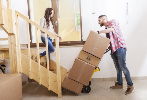 Packing and protective wrapping for a local house move
